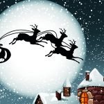 Santa Sleigh and Reindeer | Christmas Reindeer