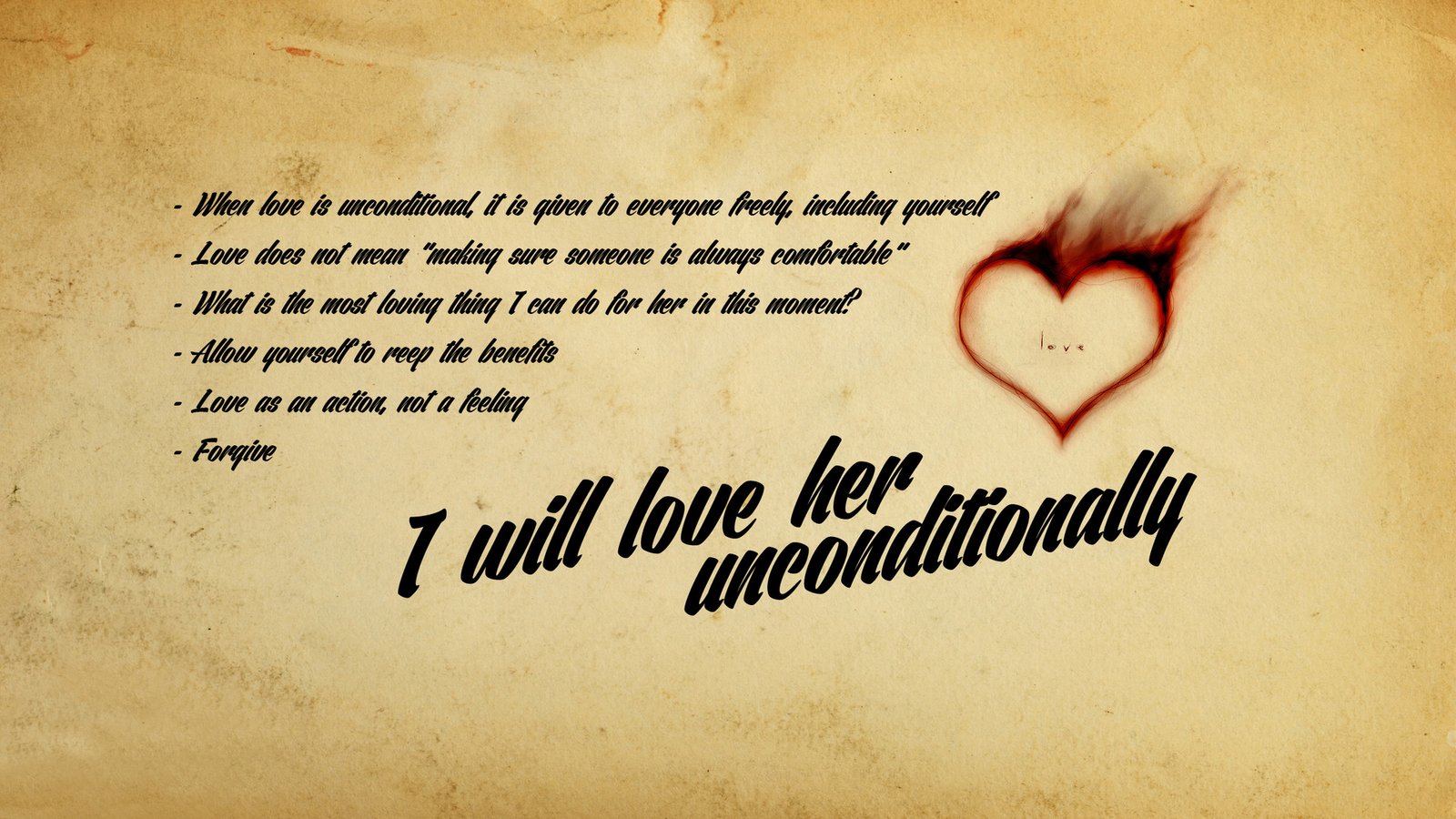 Unconditional Love