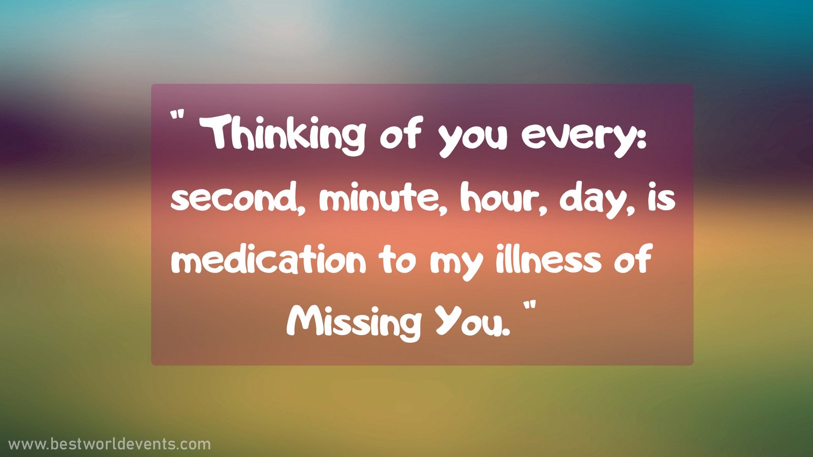 I Miss You wish
