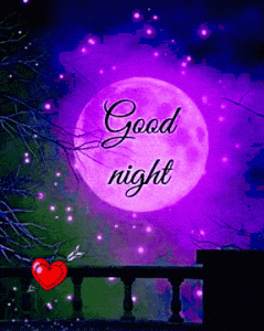 Romantic Good Night GIF Image With Quotes