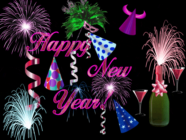 happy new year 2023 firework gif image