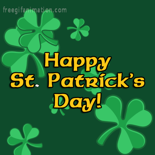Animated st patrick day gif