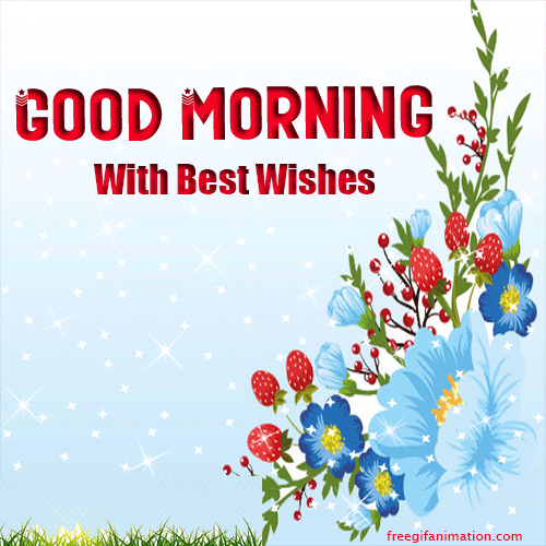 free good mornng animation gif