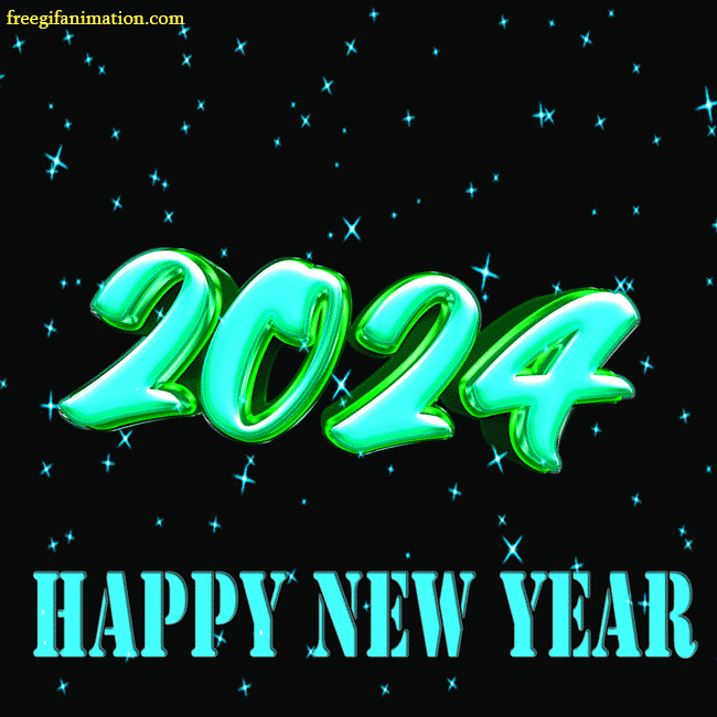 2024 Happy New Year GIF Animation New Year Animation