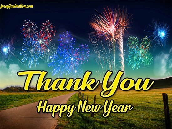 new thank you new year massage